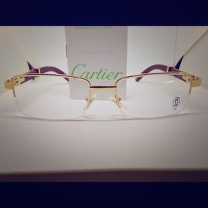 Gold glasses Cartier